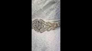 Bridal Belts By Karma (Amazing pearl and crystal belt)