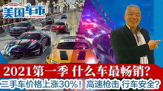 什么车最畅销？2021 第一季新车销量排行榜出炉！价格上涨30%！二手车市场为何如此火爆？！高速开车遇子弹 如何保障行车安全？周日出门车坏了！为何美国修车行周日不开门？|美国车市  Jun 16，21