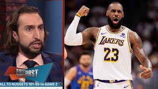 FIRST THINGS FIRST | LeBron SLAMS NBA Refs after Lakers playoff game 2 loss to N