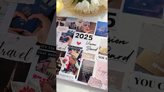 Diy Vision Board 2025 #visionboard #vision #goals #visionboardparty #visionboards  #goalsetting