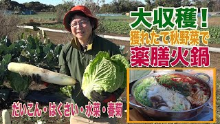 秋野菜編...収穫編（秋・冬野菜の薬膳火鍋）～ガーデンドクターTV29