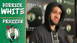 Derrick White Postgame Interview | Celtics vs Clippers
