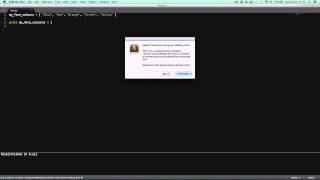 Python 2.7.6 Tutorial Episode 14: Introduction to lists