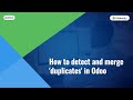 Merge Duplicate Records in Odoo - Demo
