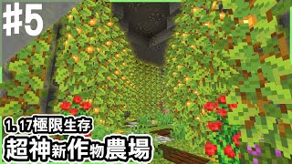 【Minecraft】#5  矮樹叢！苔癬方塊！新作物！1.17先行版真的太神啦！【阿斯1.17先行版極限生存】