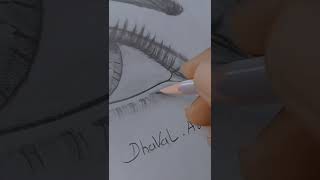 Easy way to draw a realistic eye for Beginners step by step #shorts #shortvideo #shortsfeed #viral