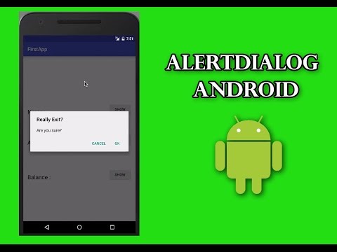 AlertDialog in Android Tutorial AlertDialog in Android Tutorial