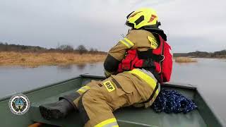 OSP Nowogród - poszukiwania osoby zaginionej na rzece Narew