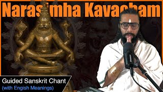 Narasimha Kavacham for Health, Success, & the Protection of Lord Narasimha - Guided Chant /w Meaning
