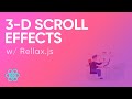 3D Scroll Effects (Rellax.js) | UI Design