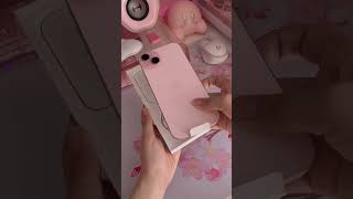 Unboxing my pink iphone 15 plus 🌸 #iphone15 #iphone #pinkiphone #apple #iphone15plus