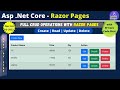✅ Full CRUD Operations in ASP.NET Core Razor Pages (.NET 8) –Complete Tutorial with Entity Framework
