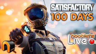 100 Days Satisfactory Day 10 BUILDING A MEGA FACTORY  LIVE!