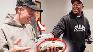 Suprising My Camera Man With $10,000 | Not Clickbait !
