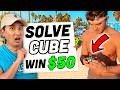 Solve Rubik’s Cube, WIN $50 (USA challenge!)