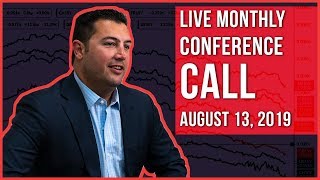 Technical Analysis of Financial Markets: Live Monthly Conference Call 8-13-19