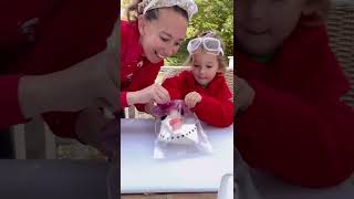 STEM EXPERIMENT! EXPLODING SNOWMAN! Give it a try! #momhacks #stemchallenge #viral #trending #shorts