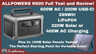 ALLPOWERS R600 Portable Power Station - In-Depth Review and Test!