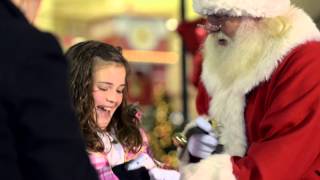 Santa Grants his first wish at Voorhees Town Center