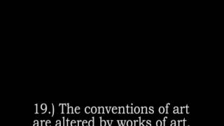 Sentences on Conceptual Art, Sol Lewitt, OXOgraphy Collective