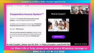 2024's Game-Changer: CoopInc's First Mega Webinar with David T. Rosen's Revolutionary Income System