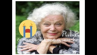 ZEMŘELA DALŠÍ LEGENDA!! KVĚTA FIALOVÁ 88 LET / R.I.P.