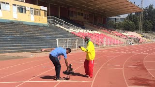 የባዶ እግር የደም አሻራ / documentry about Veteran athlete Wami Biratu's barefoot run.