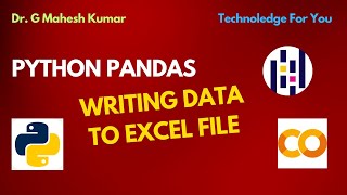PYTHON PANDAS WRITING DATA TO EXCEL FILE