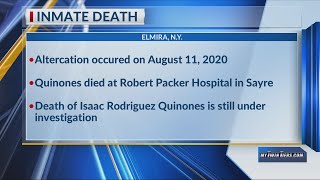 Inmate death at Elmira Correctional Facility