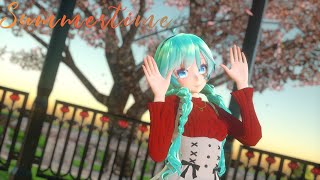 【MMD】-『Summertime』-「Hatsune Miku」(sdPBR)