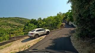 Driving in Greece from Argalasti to Potistika beach - Pelion | summer 2024 | 4K