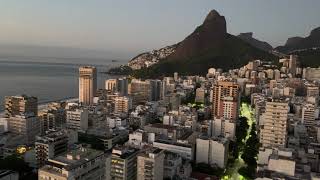 Open Window City Sounds Sunrise 4K Rio De Janeiro White Noise Work Reading ASMR Deep Sleep Insomnia