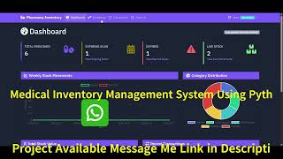 Medical Inventory Management in Python 2026 | Hospital Stock Control System | Major Project