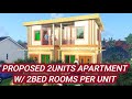 PROPOSED 2UNITS APARTMENT W/ 2-BED ROOMS PER UNIT