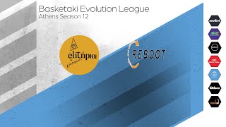 Basketaki The League - Elitήριοι by pinguin.gr Vs Reboot (07/01/2025)