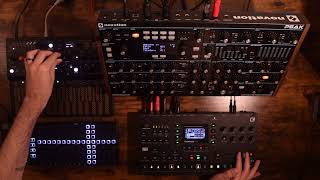 Novation Peak | Octatrack MKII | Oxi one | MicroFreak | Live set. Ambient to house music? #synth