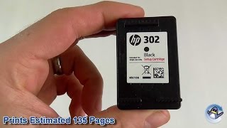 Inside HP 302 Black Setup Ink Cartridge