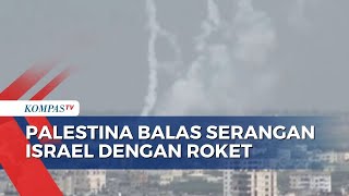 Militan Palestina Tembakkan Puluhan Roket, Balas Serangan Udara Israel dari Jalur Gaza!
