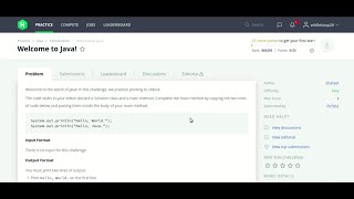 Welcome to Java! Hacker rank solution