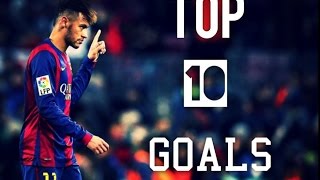 NEYMAR JR | Top 10 Goals | Barcelona