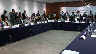 Reunión de las comisiones unidas de Puntos Constitucionales y Estudios Legislativos