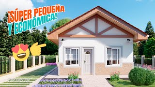 Plano de Casa 6x6m Pequeña Económica ¡GRATIS! (DWG / PDF)