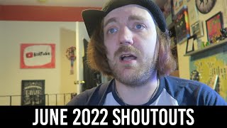 June 2022 BookTube Shoutouts [10 CHANNELS]