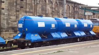 The Class 57 DRS No.57002 with clean RHTT Water Tanks was arrived and onto the Siding at Carlisle.