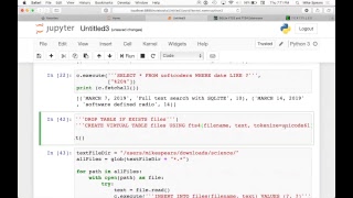 SQLite Full Text Search in Python