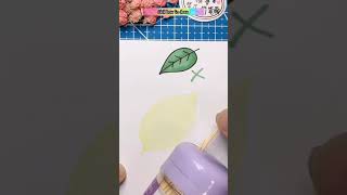 How to draw leaves #drawing #draw #painting I Chill how to draw