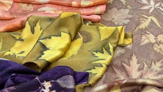 Eco Printing on Silk