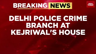 Delhi Crime Branch team at Arvind Kejriwal’s home to give notice over poaching claim