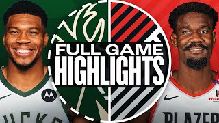 BUCKS at TRAIL BLAZERS | FULL GAME HIGHLIGHTS | January 28, 2025