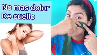 Como aliviar el dolor de cuello por dormir mal 🕴 👈 👀